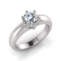 Tapered Shank | Double Bezel Six Claw Setting