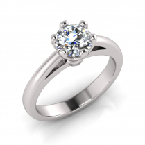 Reverse Taper Shank | Six Claw Setting