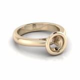 Half Round Shank | Rub Over Setting