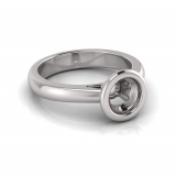 Half Round Shank | Rub Over Setting