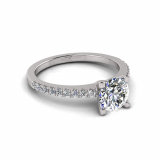 Scalloped Set Shank | Four Claw Setting