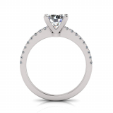 Scalloped Set Shank | Four Claw Setting