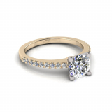 Scalloped Set Shank | Four Claw Setting