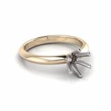 Knife Edge Shank | Cut-Out Six Claw Setting