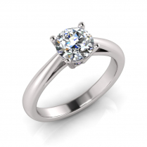 Half Round Reverse Taper | Four Claw Setting