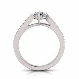 Pave Twist Four Claw