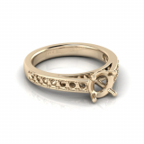 Pave Set Shank | Four Claw Setting