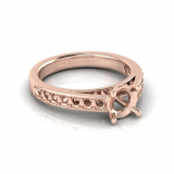 Pave Set Shank | Four Claw Setting