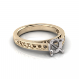 Pave Set Shank | Four Claw Setting