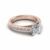 Pave Set Shank | Four Claw Setting