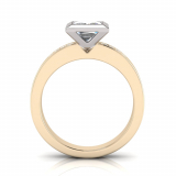 Flat Channel Set Shank | Rub-Over Setting