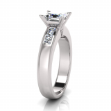 Channel Set Shank | Princess Four Claw Setting