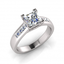 Upswept Channel Set Shank | Twist Four Claw Setting