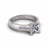 Upswept Channel Set Shank | Twist Four Claw Setting