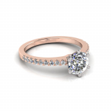 Scallop Set Shank | Six Claw Setting