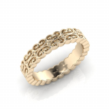 Baroque Style Wedding Band