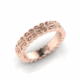 Baroque Style Wedding Band