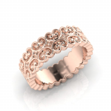 Baroque Style Wedding Band