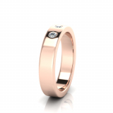 Round Trilogy Wedding Band