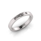Princess Trilogy Wedding Band