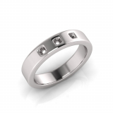 Princess Trilogy Wedding Band