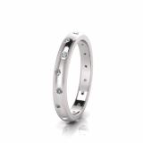 Round Alternate Eternity Band
