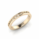 Round Channel Set Eternity Band