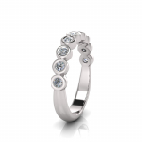 Rub-over Round Wedding Band