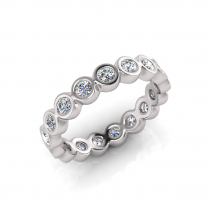 Rub-over Round Wedding Band