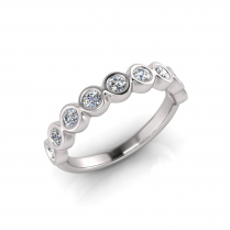 Rub-over Round Wedding Band