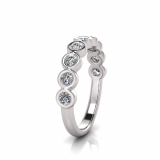 Rub-over Round Wedding Band