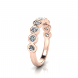 Rub-over Round Wedding Band