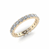 Micro Scallop Round Wedding Band