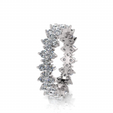 Claw Set Round Wedding Band