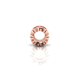 Fancy Scallop Set Slider Pendant