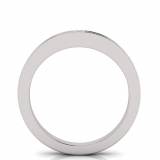 Pave Set Round Wedding Band