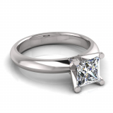 Knife Edge To Half Round Shank | Four Claw Setting