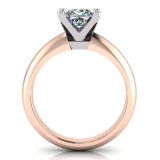 Knife Edge To Half Round Shank | Four Claw Setting