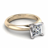 Knife Edge To Half Round Shank | Four Claw Setting