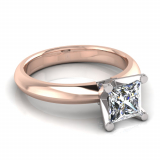 Knife Edge To Half Round Shank | Four Claw Setting