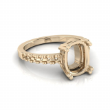 Double Claw Set Cushion| Scallop Set Shoulders