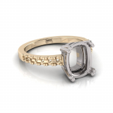 Double Claw Set Cushion| Scallop Set Shoulders