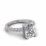 Double Claw Set Cushion| Scallop Set Shoulders