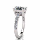 Double Claw Set Cushion| Scallop Set Shoulders