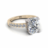 Double Claw Set Cushion| Scallop Set Shoulders