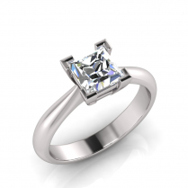 Princess Stone Claw Set | Half Round Shank