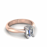 Emerald Stone Claw Set | Half Round Shank