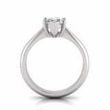 Marquise Stone Claw Set | Half Round Shank