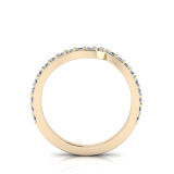 Claw Set Wedding Ring To Match J0549