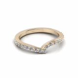 Claw Set Wedding Ring To Match J0549